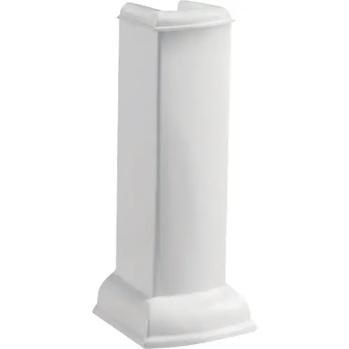 Compass Manufacturing Hillview White Vitreous China Pedestal Sink Base Compass Manufacturing Hillview White Vitreous China Pedestal Sink Base