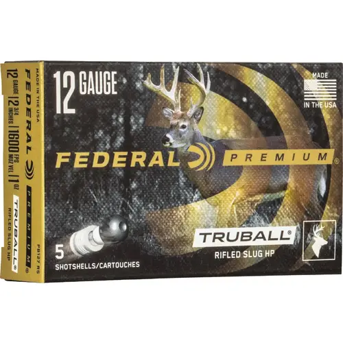 PB127RS Premium Vital-Shok TruBall 12 Ga. 2-3/4 In. 1 Oz. Rifled Slug Shot PB127RS Premium Vital-Shok TruBall 12 Ga. 2-3/4 In. 1 Oz. Rifled Slug Shot