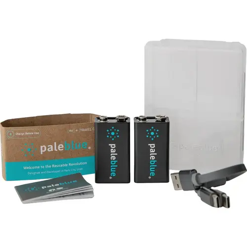 9V Lithium-Ion Rechargeable Battery - pack of 2 9V Lithium-Ion Rechargeable Battery - pack of 2
