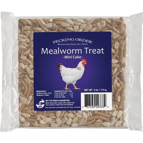 4 Oz. Mini Mealworm Cake 4 Oz. Mini Mealworm Cake
