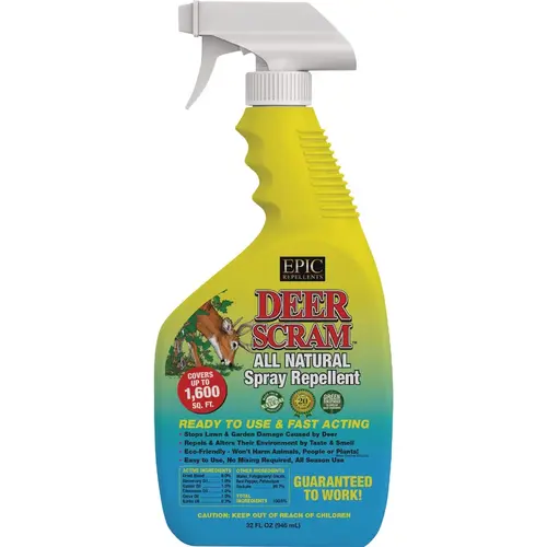 32 Oz. Ready To Use Trigger Spray Deer Repellent 32 Oz. Ready To Use Trigger Spray Deer Repellent
