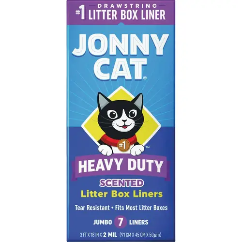 Jonny Cat Disposable Jumbo Litter Box Liner White - pack of 7 Jonny Cat Disposable Jumbo Litter Box Liner White - pack of 7