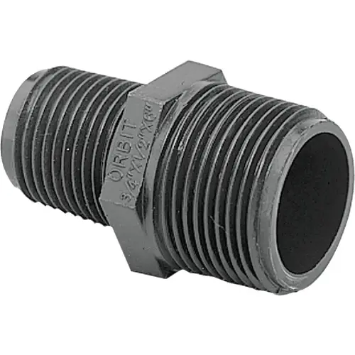 1/2 In. x 3/4 In. MNPT Poly Extension Adapter 1/2 In. x 3/4 In. MNPT Poly Extension Adapter
