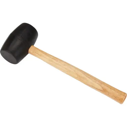 34 Oz. Rubber Mallet with Hardwood Handle 34 Oz. Rubber Mallet with Hardwood Handle