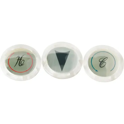 Acrylic Faucet Index Replacement Handle Button Acrylic Faucet Index Replacement Handle Button