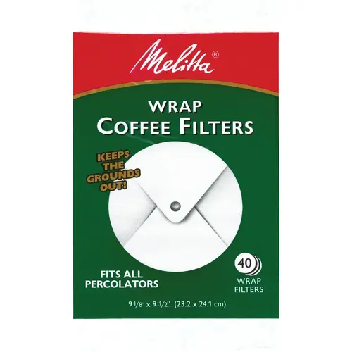 White Wrap Coffee Filter - pack of 40 White Wrap Coffee Filter - pack of 40