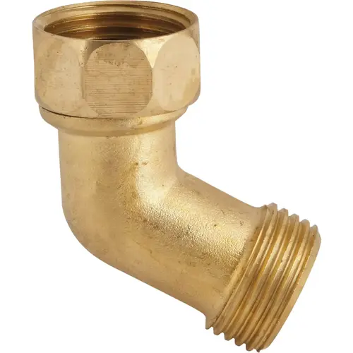 3/4 In. FHT x 3/4 In. MHT Brass Gooseneck Hose Connector 3/4 In. FHT x 3/4 In. MHT Brass Gooseneck Hose Connector