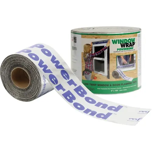 WindowWrap PowerBond 6 In. X 100 Ft. Window Wrap White WindowWrap PowerBond 6 In. X 100 Ft. Window Wrap White