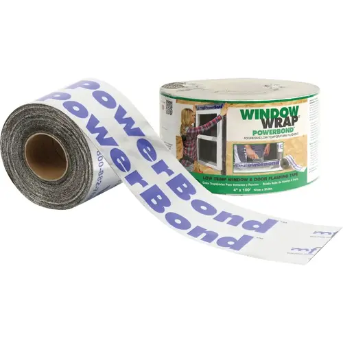 WindowWrap PowerBond 4 In. X 100 Ft. Window Wrap White WindowWrap PowerBond 4 In. X 100 Ft. Window Wrap White