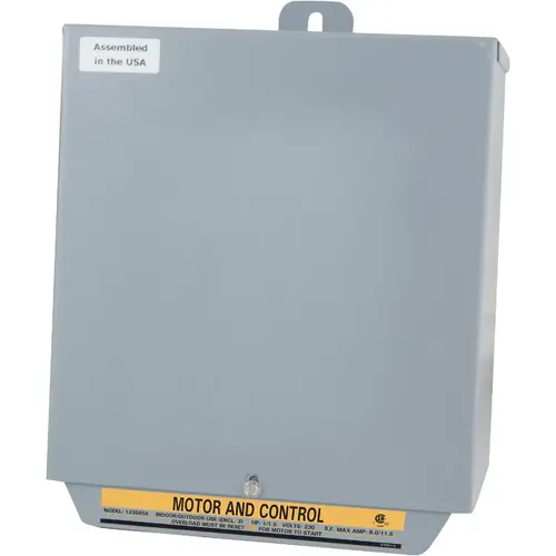 1-1/2 HP 230V Standard Disconnect Pump Control Box 1-1/2 HP 230V Standard Disconnect Pump Control Box