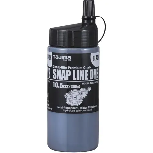 10-1/2 Oz. Black Snap-Line Dye Chalk Line Chalk 10-1/2 Oz. Black Snap-Line Dye Chalk Line Chalk