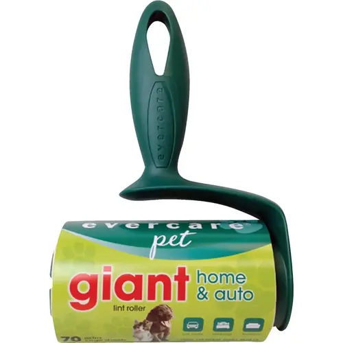Pet 42.8 Ft. x 4.6 In. Giant Roll Pet Hair Remover with T-Handle Roller Pet 42.8 Ft. x 4.6 In. Giant Roll Pet Hair Remover with T-Handle Roller