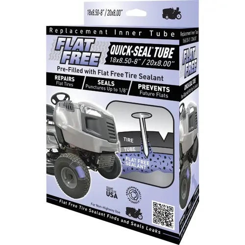 Sealant Filled 8 In. Lawn Mower Tire Inner Tube Sealant Filled 8 In. Lawn Mower Tire Inner Tube