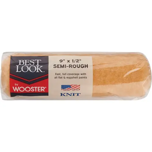 By Wooster 9 In. x 1/2 In. Knit Fabric Roller Cover By Wooster 9 In. x 1/2 In. Knit Fabric Roller Cover