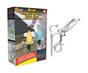 Commercial Christmas Hardware 9060-99-5635 White Gutter & Shingle