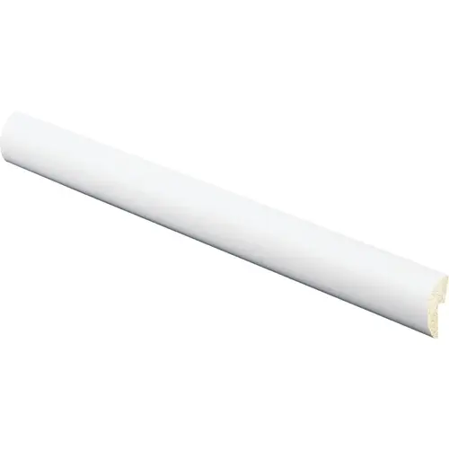 5/16 In. W. x 1-1/8 In. H. x 8 Ft. L Crystal White Polystyrene Cap Molding 5/16 In. W. x 1-1/8 In. H. x 8 Ft. L Crystal White Polystyrene Cap Molding