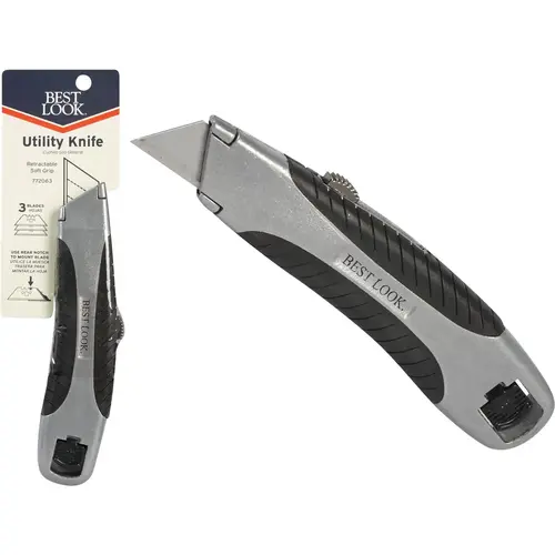 6.4 In. Retractable Utility Knife Scraper 6.4 In. Retractable Utility Knife Scraper