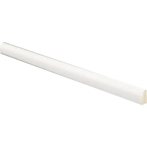 9/16 In. W. x 1/4 In. H. x 8 Ft. L. Crystal White Polystyrene Base Shoe - pack of 35 9/16 In. W. x 1/4 In. H. x 8 Ft. L. Crystal White Polystyrene Base Shoe - pack of 35