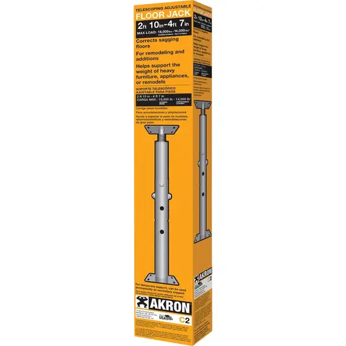 Floor Jack 2 Ft. 10 In. to 4 Ft. 7 In. 14,000 Lb. Capacity Steel Floor Jack Floor Jack 2 Ft. 10 In. to 4 Ft. 7 In. 14,000 Lb. Capacity Steel Floor Jack