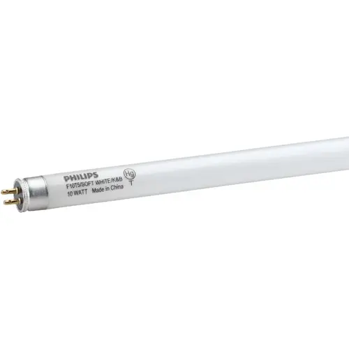 10W 16 In. Bright White T5 Miniature Bi-Pin Fluorescent Tube Light Bulb 10W 16 In. Bright White T5 Miniature Bi-Pin Fluorescent Tube Light Bulb