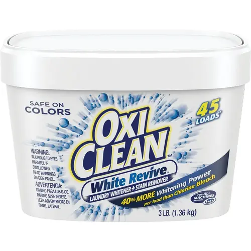 White Revive 3 Lb. Laundry Whitener and Stain Remover White Revive 3 Lb. Laundry Whitener and Stain Remover