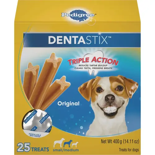 Dentastix Small/Medium Dog Original Flavor Dental Dog Treat - pack of 25 Dentastix Small/Medium Dog Original Flavor Dental Dog Treat - pack of 25
