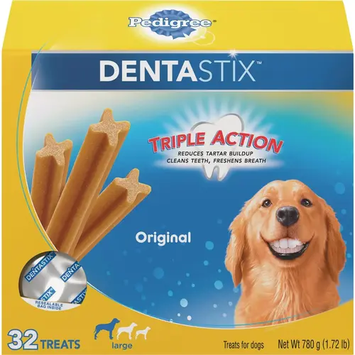 Dentastix Large Dog Original Flavor Dental Dog Treat - pack of 32 Dentastix Large Dog Original Flavor Dental Dog Treat - pack of 32