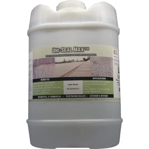 Concrete & Masonry Sealant, 5 Gal. Clear Concrete & Masonry Sealant, 5 Gal. Clear