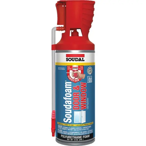 Soudafoam 12 Oz. Minimal Expansion Door & Window Gun Foam Sealant Champagne Soudafoam 12 Oz. Minimal Expansion Door & Window Gun Foam Sealant Champagne