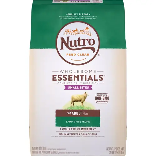 Wholesome Essentials Small Bite 30 Lb. Lamb & Rice Adult Dry Dog Food Wholesome Essentials Small Bite 30 Lb. Lamb & Rice Adult Dry Dog Food