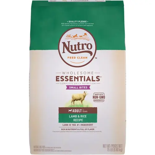 Wholesome Essentials Small Bite 12 Lb. Lamb & Rice Adult Dry Dog Food Wholesome Essentials Small Bite 12 Lb. Lamb & Rice Adult Dry Dog Food