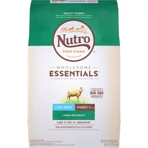Wholesome Essentials 30 Lb. Lamb & Rice Large Breed Adult Dry Dog Food Wholesome Essentials 30 Lb. Lamb & Rice Large Breed Adult Dry Dog Food
