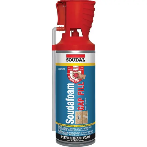 Soudafoam 12 Oz. Triple Expansion GAP Fill Gun Foam Sealant Champagne Soudafoam 12 Oz. Triple Expansion GAP Fill Gun Foam Sealant Champagne