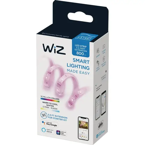 3.3 Ft. L. White 2700K to 6500K LED Smart Strip Extension 3.3 Ft. L. White 2700K to 6500K LED Smart Strip Extension