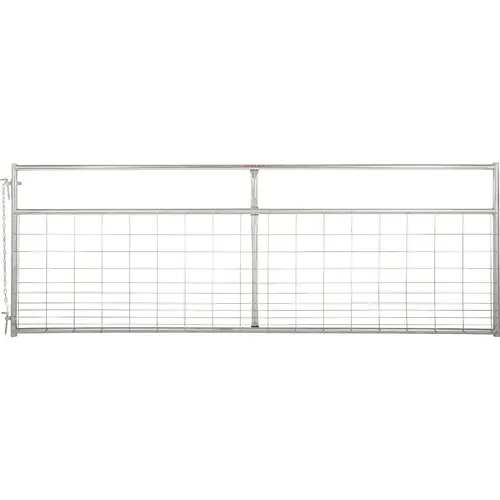 Watchman 50 In. H. x 12 Ft. L. x 1-3/4 In. Tube Diameter Galvanized Tube Gate Watchman 50 In. H. x 12 Ft. L. x 1-3/4 In. Tube Diameter Galvanized Tube Gate