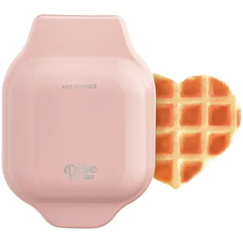 Rise By 4 In. Heart Mini Waffle Maker Rise By 4 In. Heart Mini Waffle Maker