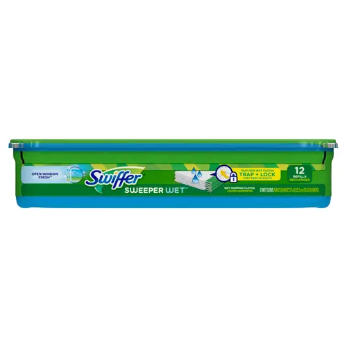 SWIFFER WET CLOTHS OPEN WINDOW FRESH - pack of 12 SWIFFER WET CLOTHS OPEN WINDOW FRESH - pack of 12