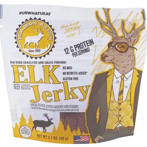 Pearson Ranch 2.1 Oz. All-Natural Elk Jerky Pearson Ranch 2.1 Oz. All-Natural Elk Jerky