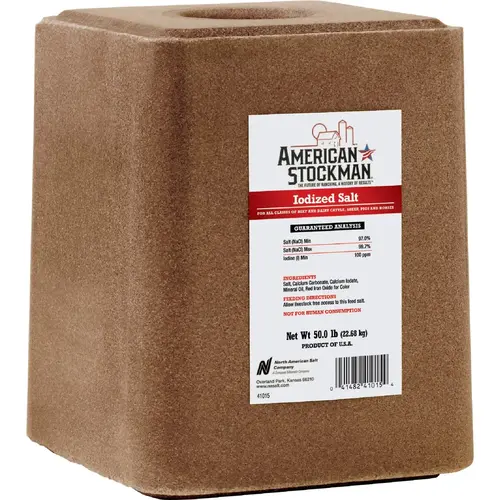 50 Lb. Iodized Salt Block 50 Lb. Iodized Salt Block