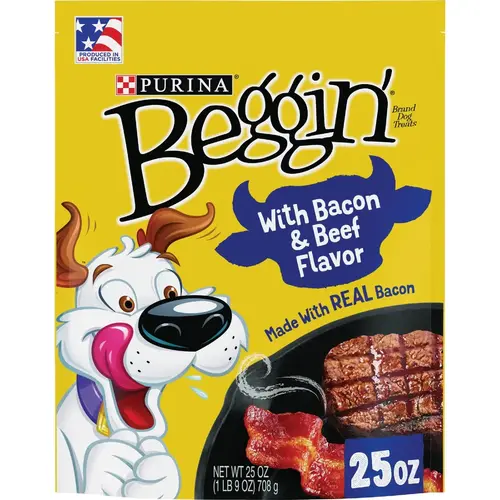 Beggin' Strips Bacon & Beef Flavor Chewy Dog Treat, 25 Oz. Beggin' Strips Bacon & Beef Flavor Chewy Dog Treat, 25 Oz.