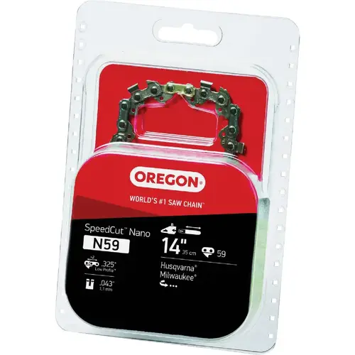 Oregon N59 SpeedCut Nano 14 In. 0.325 Low Profile Chainsaw Chain Buy Now