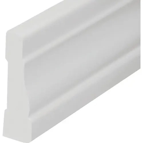 11/16 In. W. x 2-1/4 In. H. x 8 Ft. L. White PVC Casing 11/16 In. W. x 2-1/4 In. H. x 8 Ft. L. White PVC Casing