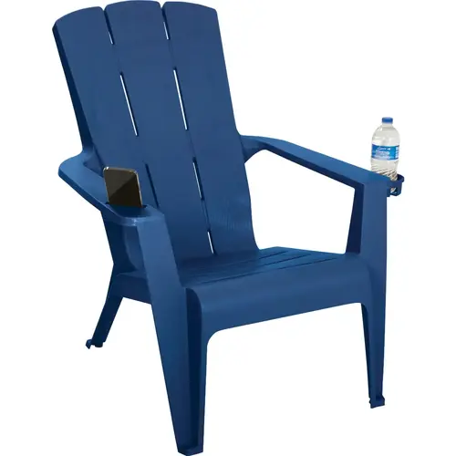 Waterloo Blue Deluxe Contour Adirondack Chair Waterloo Blue Deluxe Contour Adirondack Chair