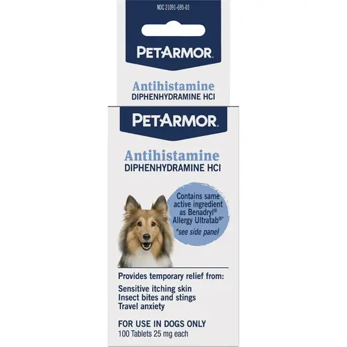 Antihistamine Tablets for Dogs - pack of 100 Antihistamine Tablets for Dogs - pack of 100