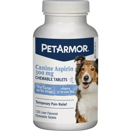51 to 120 Lb. Canine Aspirin Tablets - pack of 120 51 to 120 Lb. Canine Aspirin Tablets - pack of 120