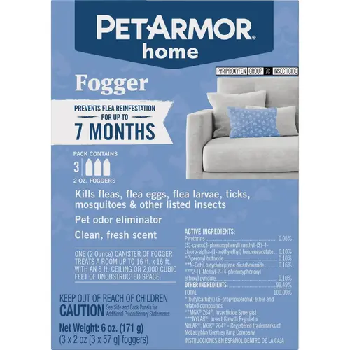 Home 2 Oz. Flea & Tick Fogger - pack of 3 Home 2 Oz. Flea & Tick Fogger - pack of 3