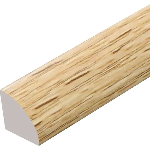 5/8 In. W. x 5/8 In. H. x 8 Ft. L. Acadia Oak PVC Quarter Round Molding 5/8 In. W. x 5/8 In. H. x 8 Ft. L. Acadia Oak PVC Quarter Round Molding