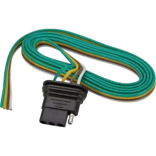 60 In. 18 Ga. 4-Way Flat Trailer Wiring Connector 60 In. 18 Ga. 4-Way Flat Trailer Wiring Connector