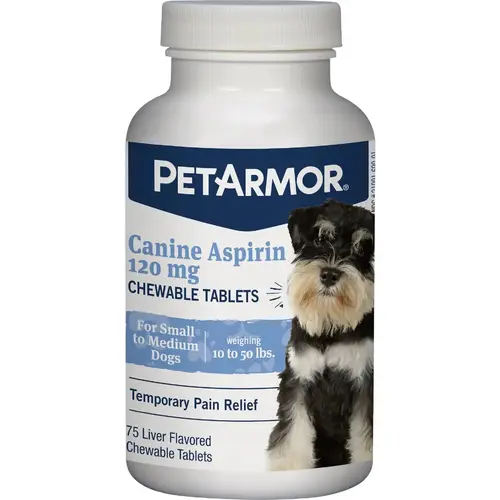 10 to 50 Lb. Canine Aspirin Tablets - pack of 75 10 to 50 Lb. Canine Aspirin Tablets - pack of 75