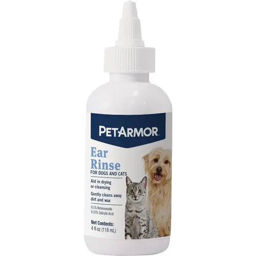 Pet Armor 4 Oz. Ear Rinse for Dogs & Cats Pet Armor 4 Oz. Ear Rinse for Dogs & Cats
